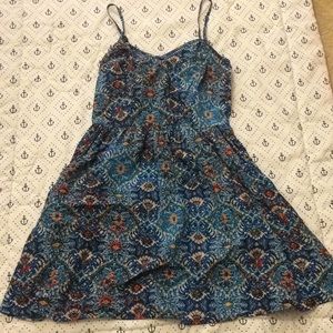 Summer dress size medium blue floral